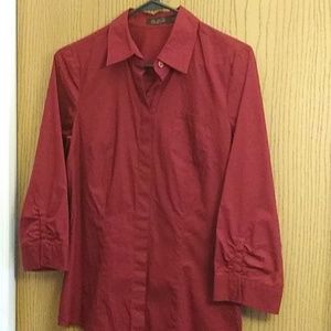 The Limited burgundy dress shirt